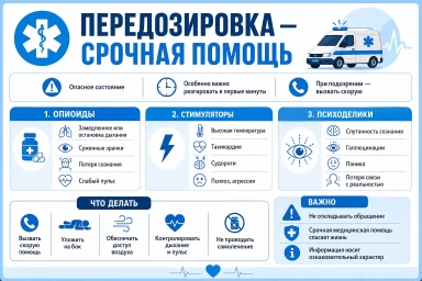 Помощь при передозировке в Далматово